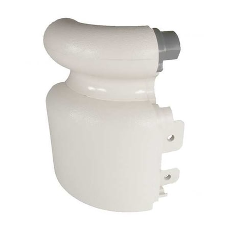 Pawling Right Handrail Return, Sec Plate, Chmpagne BRR-425VS-0-313