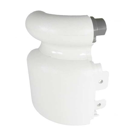 Pawling Right Handrail Return, Linen White BRR-425VS-0-301