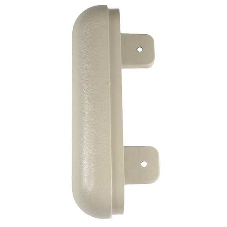 End Cap,PVC, Champagne, 1 in L, 6 in H