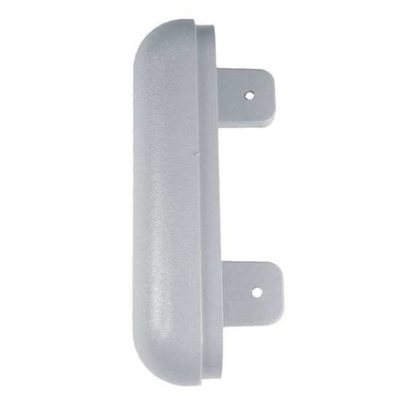 Pawling End Cap, Silver-Gray, 6 x 1In ETC-6C-0-210