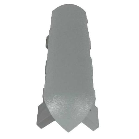 Outside Corner Guard, Silver-Gray, 1"W X 7-3/4"H