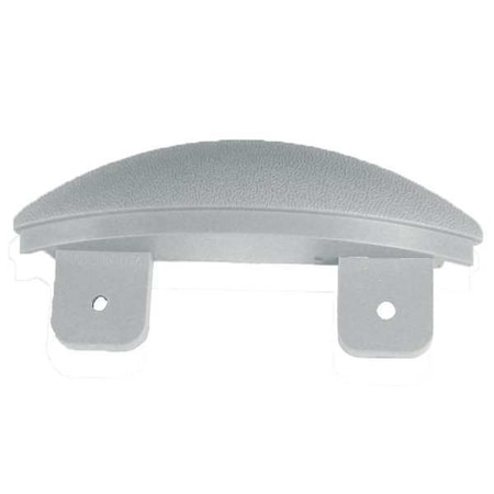 Pawling End Cap, PVC, Silver Gray, 1 1/16 in L ETC-5-0-210