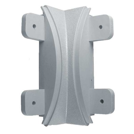 Inside Corner,1-1/16 x 5 In,Silver Gray