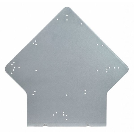 Jj Keller Vehicle Placard Holder, Aluminum Alloy, 19 in W x 21 7/8 in H 50902