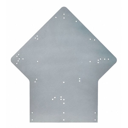 Jj Keller Vehicle Placard Holder, Aluminum Alloy, 19 in W x 19 1/8 in H 50903