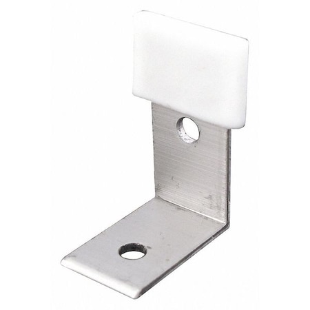 Primeline Tools Bypass Door Bottom L-Guide Brackets, fits Like Doors (2 Pack) N 6655