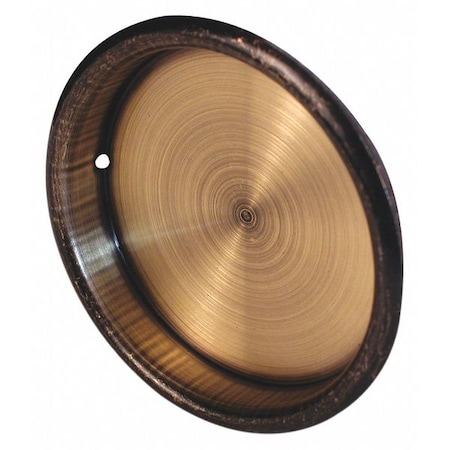 Primeline Tools 1-3/4 in., Antique Brass Plated Bypass Door Pull Handle (2 Pack) N 6766