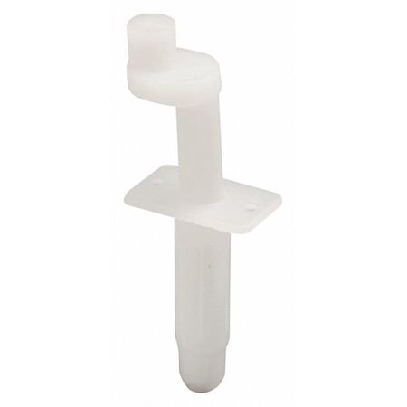 Primeline Tools Bi-Fold Door Top Pivot, 3/8 in. Offset Pivot, Nylon, White Finish (2 Pack) N 6982