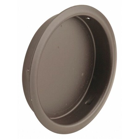 Primeline Tools Closet Door Pull, Flush, 2-1/8 in., Classic Bronze (2 Pack) N 7323