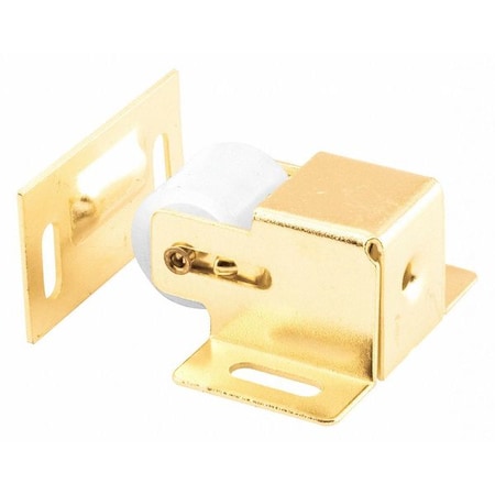 Primeline Tools 5/8 in., Brass Plated Steel Spring-Loaded Housing and Strike (Single Pack) N 7290