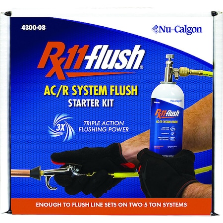Nu-Calgon Refrigeration System Flush Kit, 1 lb. 4300-08