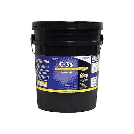 Nu-Calgon Refrigeration Lubricant, Mineral, 5 gal 4303-05