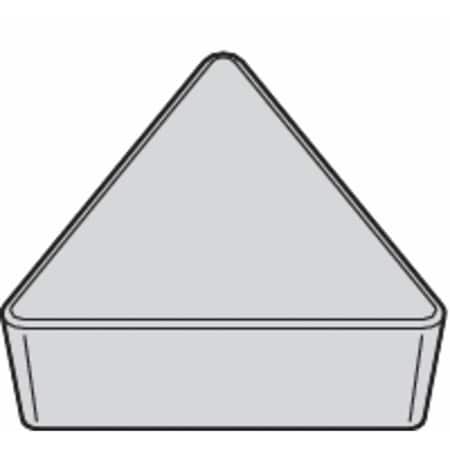Widia Triangle Turning Insert, Triangle, 3/8 in, TPG3, 0.0312 in, Ceramic TPG322T0420 CW2015