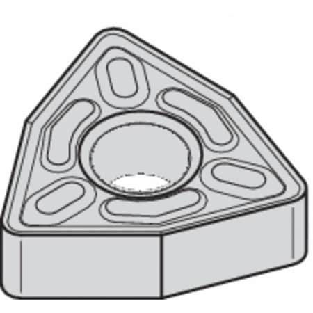 Widia Turning Insert, Trigon, 4, WNMG, 2, Carbide 5359255