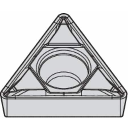 Widia Triangle Turning Insert, Triangle, 1/4 in, TPMT, 0.0156 in, Carbide TPMT2151FP WK20CT