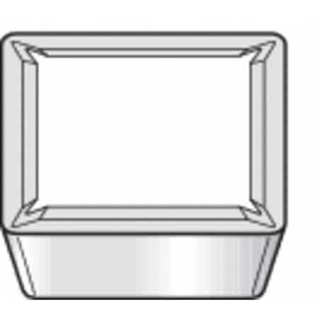 Widia Square Turning Insert, Square, 4, SPMR, 2, Carbide 4170652