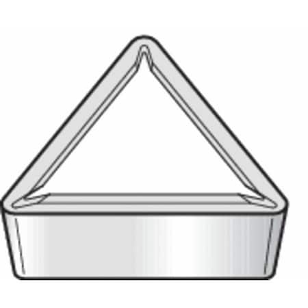 Widia Triangle Turning Insert, Triangle, 3/8 in, TPMR, 0.0156 in, Carbide TPMR321 WP35CT