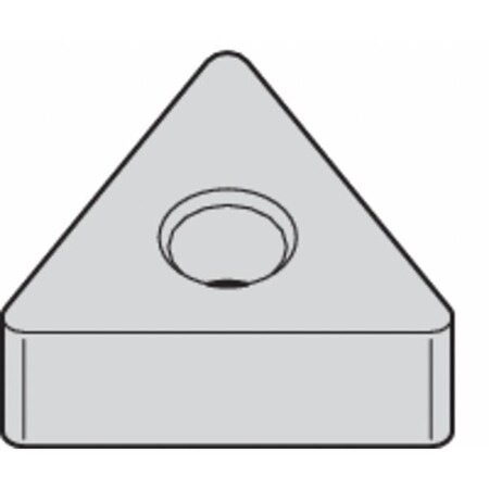 Widia Triangle Turning Insert, Triangle, 3/8 in, TNMA, 0.0312 in, Carbide TNMA332 WK05CT