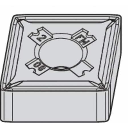 Widia Diamond Turning Insert, Diamond, 4, CNMG, 2, Carbide CNMG432FW