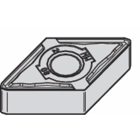 Widia Diamond Turning Insert, Diamond, 4, DNMG, 1, Carbide DNMG432MW
