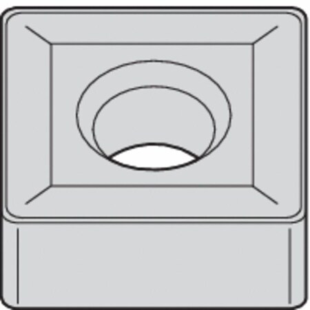 Widia Square Turning Insert, Square, 1, SNMG, 6, Carbide SNMG866 WP35CT