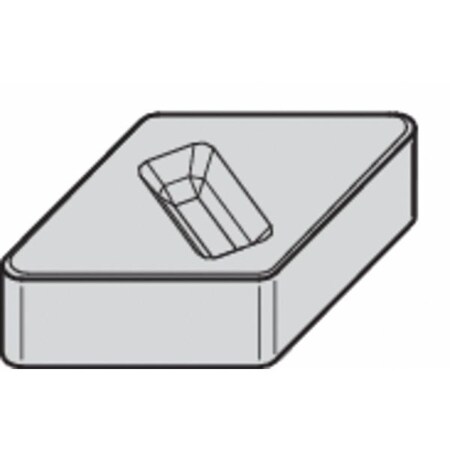Widia Diamond Turning Insert, Diamond, 10.00mm, DNGX, 3, Ceramic 2952124