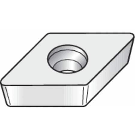 Widia Diamond Turning Insert, Diamond, 4, DCMW, 2, Carbide DCMW432