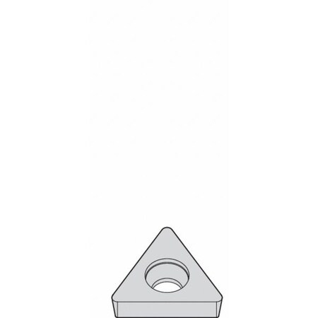 Widia Triangle Turning Insert, Triangle, 3/8 in, TCMW, 0.0156 in, Carbide 2028670