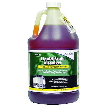 Nu-Calgon Scale Remover, Liquid, 1 gal., Orange 4330-08