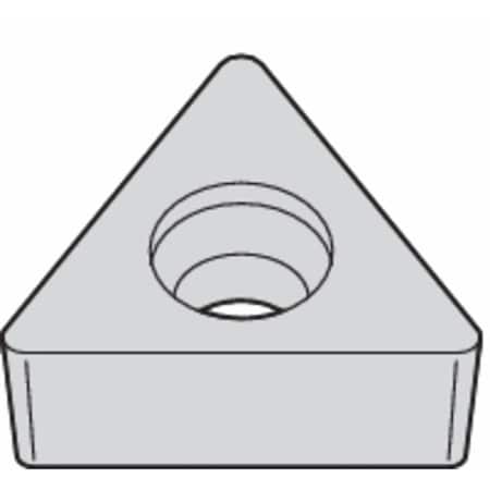 Widia Turning Insert, Triangle, 1/4 in, TPGA, Carbide TPGA2151