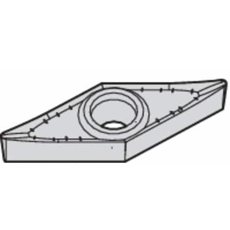 Widia Diamond Turning Insert, Diamond, 2, VCGT, .5, Carbide VCGT2205AL3