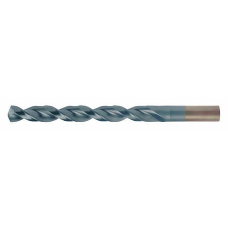 CLEVELAND Q-Cobalt™ 135° Wide Land Parabolic Jobber Lngth Drill Cleveland 2075-TC TiCN HSS-CO 8% RHS/RHC Let-Z C16454