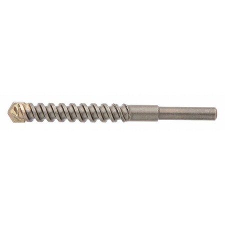 CLE-LINE 118° Fast Helix-Carbide Tipped Masonry Drill Cle-Line 1889 Bright HSS RHS/RHC 3/8x4.5IN C23289