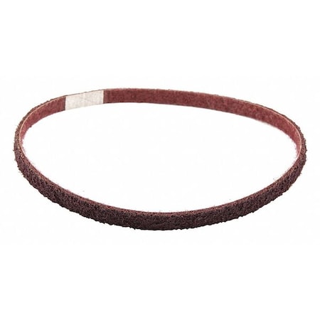 Zoro Select Surface-Conditioning Belt, 1/2 in W, 18 in L, Non-Woven, Aluminum Oxide, Not Applicable Grit 78072775328