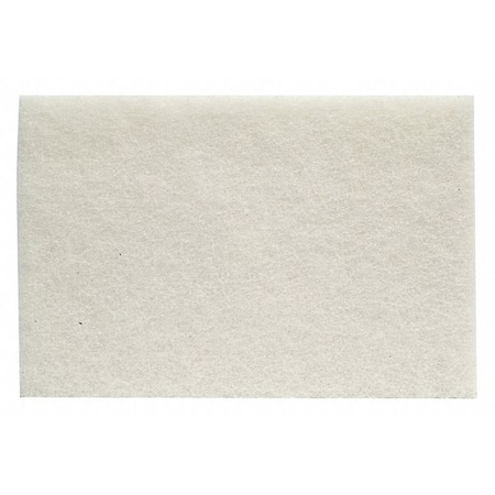 Zoro Select Sanding Hand Pad, 9" L x 6" W, Non-Woven 05539545600
