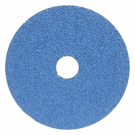Zoro Select Fiber Disc, 7", 7/8" Hole Mount, Blue, PK25 78072775379