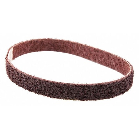 Zoro Select Surface-Conditioning Belt, 3/4 in W, 18 in L, Non-Woven, Aluminum Oxide, Not Applicable Grit 78072775334