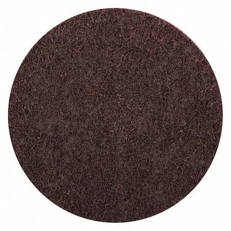 Zoro Select Hook-and-Loop Surface Conditioning Disc, 5" Dia, Non-Vacuum, Aluminum Oxide, 80 Grit, Surface Prep 78072775321