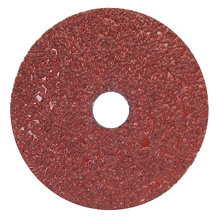 Zoro Select Fiber Disc, 5", 7/8" Hole Mount, Brown, PK25 78072775458