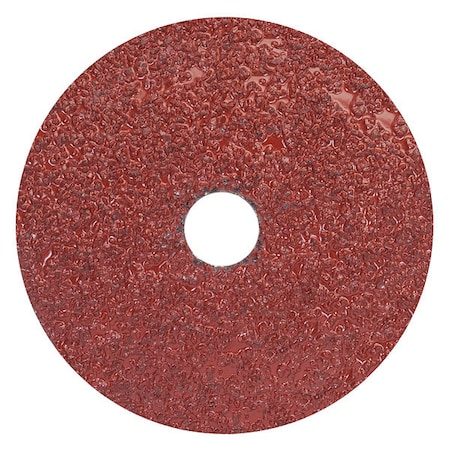Zoro Select Fiber Disc, 5", 7/8" Hole Mount, Brown, PK25 78072775457