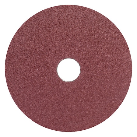 Zoro Select Fiber Disc, 5", 7/8" Hole Mount, Brown, PK25 78072775460