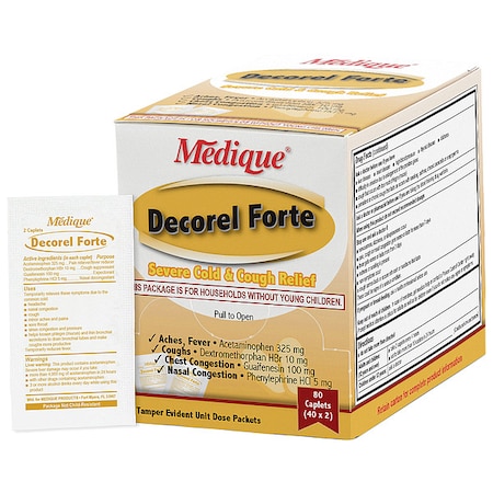 Medique Cough/Cold Reliever, 80ct 43580
