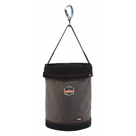 Ergodyne Bucket Bag, Gray, Canvas, 0 Pockets 5945T