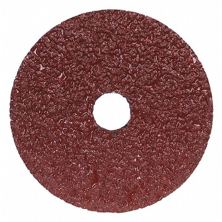 Norton Abrasives Fiber Disc, 7" dia., 7/8" Hole Mount, Brown 66623357284