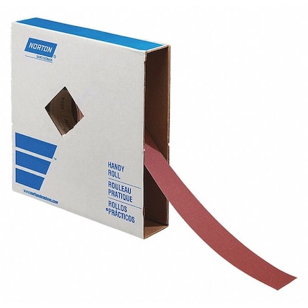 Norton Abrasives Abrasive Roll, 150 ft. L, Fine, 120 Grit 66261136206
