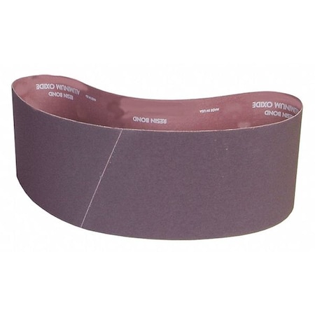 NORTON ABRASIVES Sanding Belt, Coated, 6 in W, 48 in L, 80 Grit, Coarse, Aluminum Oxide, R228 Metalite, Brown 78072722570