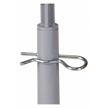 Bird Barrier Post Locks, 1/2" L, Silver, PK30 tg-b30