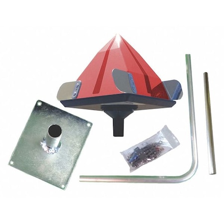 Bird Barrier Eagle Eye Deterrent, 8-1/2" L, Red ee-1wr