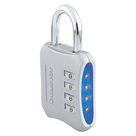 Master Lock Combination Padlock, 4 Dials 653D