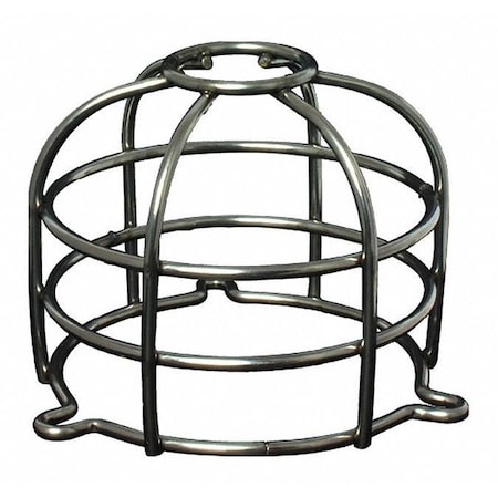 Federal Signal Dome Guard, Silver, 5 in Dia., Surface SLMDG1